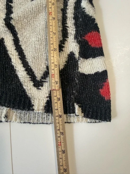 Anthropologie Field Flower Cardigan Cotton Blend Size S - Picture 4 of 7